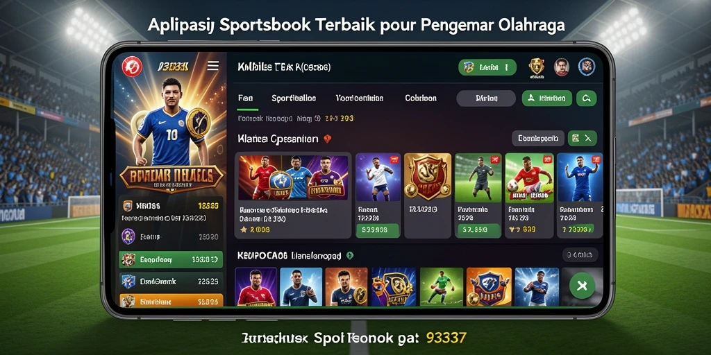 Tampilan gameplay Sportsbook yang menarik dari aplikasi 93337.