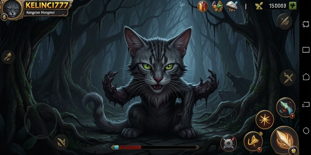 Gameplay seram di KELINCI777 yang penuh ketegangan.