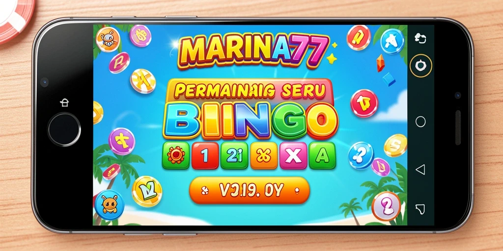 Gameplay seru di dalam aplikasi MARINA77 Bingo.
