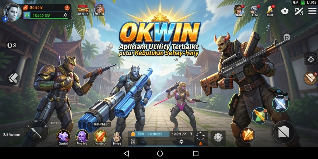Tampilan antarmuka OKWIN yang ramah pengguna dan intuitif.